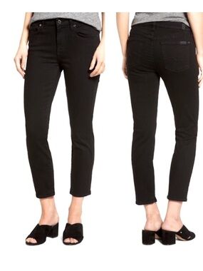 7 for all mankind Kimmie straight leg crop EUC